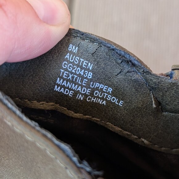 MIA Buckley Wedge Bootie Dark Olive Green Size 8 EUC - Picture 4 of 5